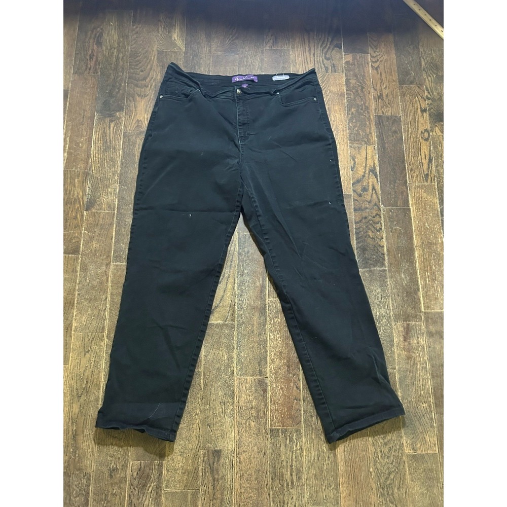 gloria‎ vanderbilt amanda jeans Black Size 16w Stretch